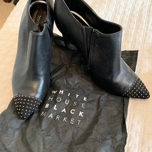 White House Black Market Black Booties
